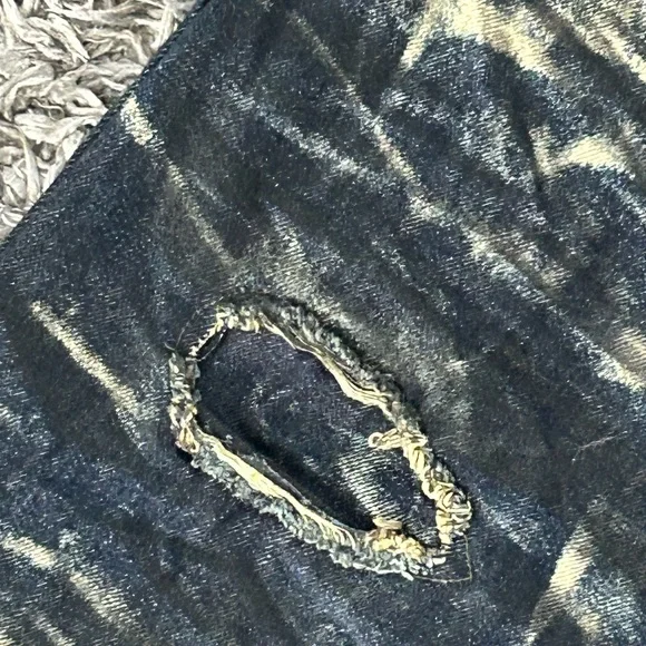 The Heritage By America 1776 Men’s Distressed Acid Wash Denim Jeans Size 40x34